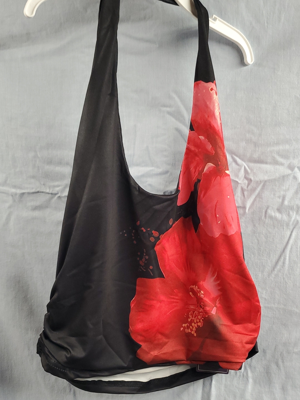 Red Floral Halter